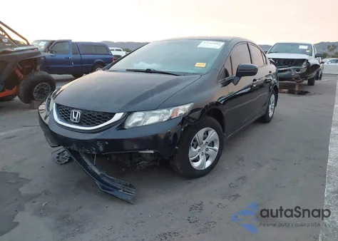 2014 Honda Civic Lx из США, поврежденный, VIN 19XFB2F56EE268147